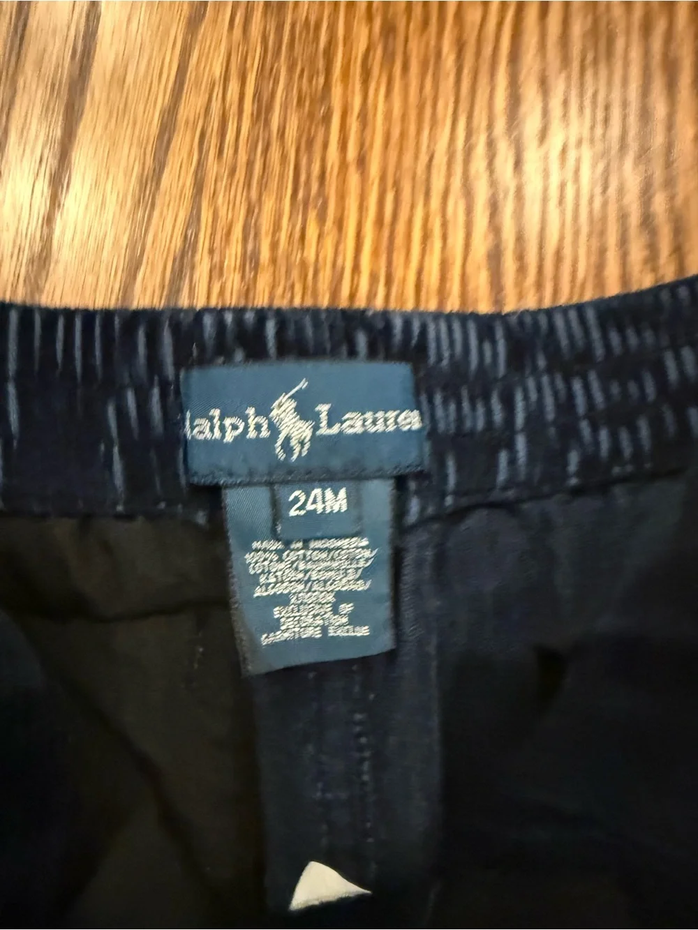 Ralph Lauren Toddler Navy Corduroy Pants